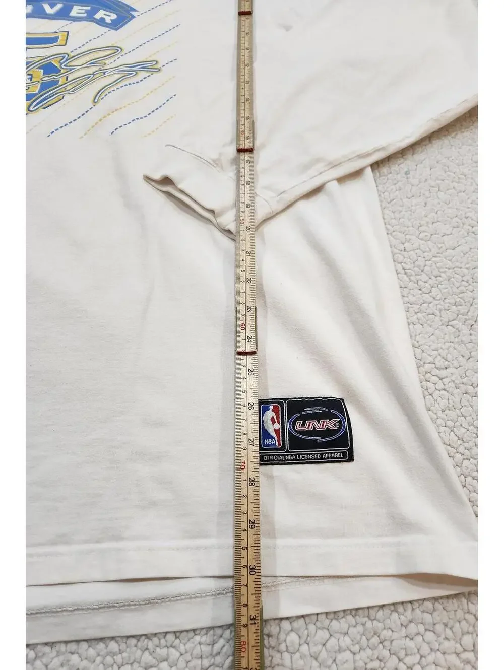 Vintage Y2K UNK Pullover L/S NBA Denver Nuggets #15 Carmelo Anthony Sz XXL 2XL